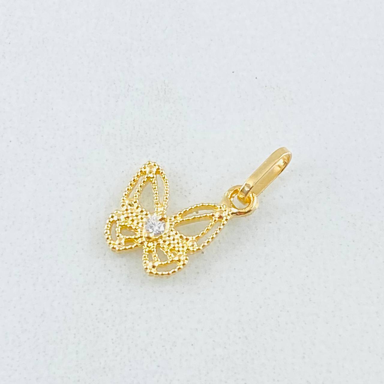 Dije Mariposa 0.4gr / 1.6cm / Oro Amarillo 18K *