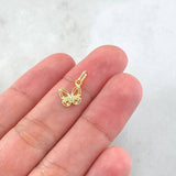 Dije Mariposa 0.4gr / 1.6cm / Oro Amarillo 18K *