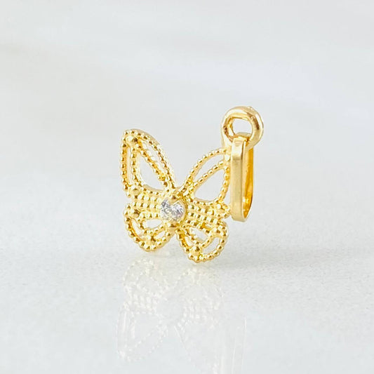 Dije Mariposa 0.4gr / 1.6cm / Oro Amarillo 18K *