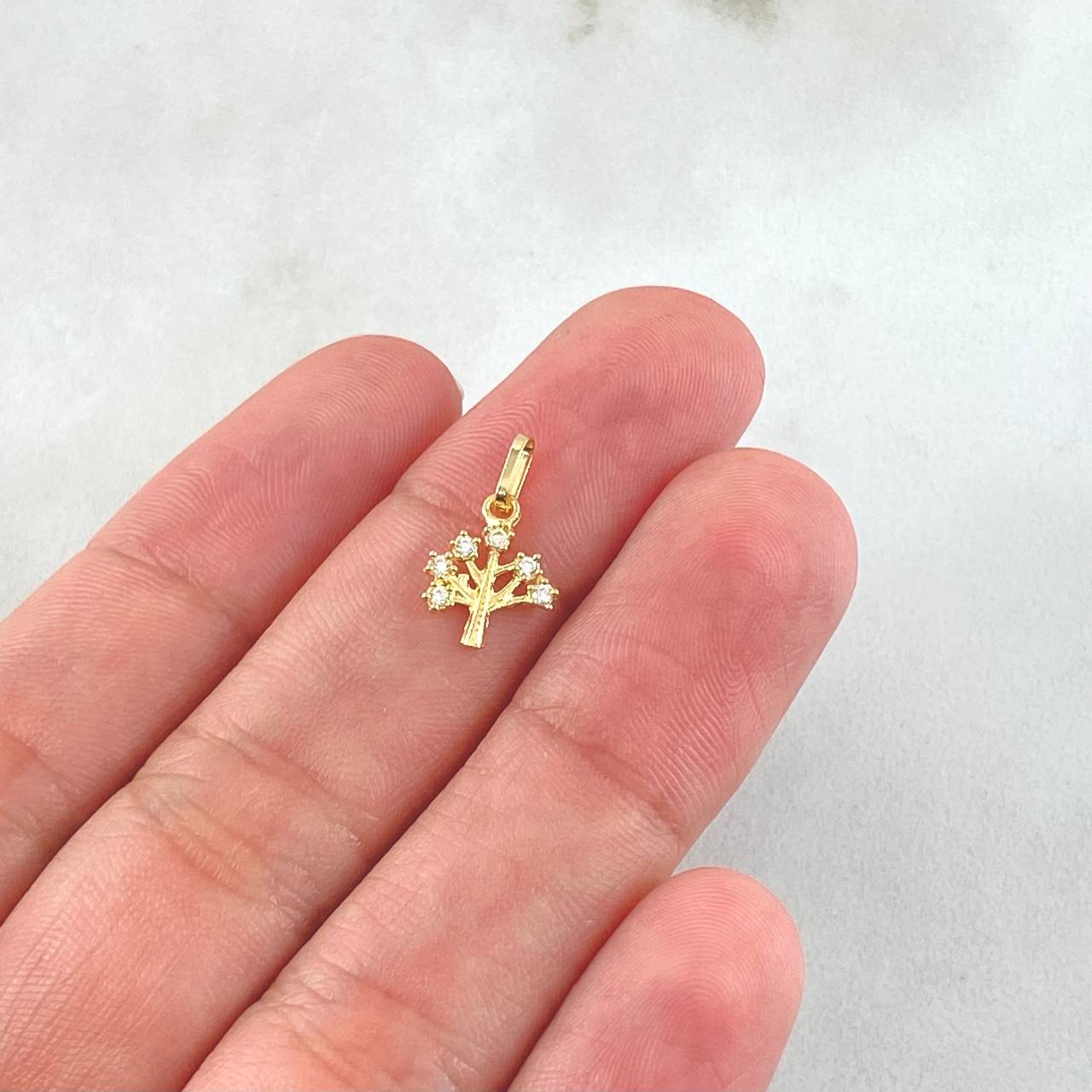Dije Árbol 0.4gr / 1.5cm / Oro Amarillo 18K *