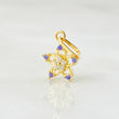 Dije Flor Cinco Petalos 0.5gr / 1.4cm / Oro Amarillo 18K *