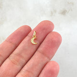 Dije Luna 0.3gr / 1.3cm / Oro Amarillo 18K *
