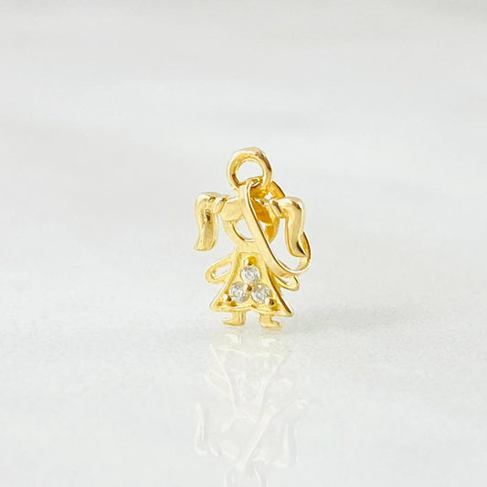 Dije Niña 0.35gr / 1.3cm / Oro Amarillo 18K