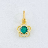 Dije Flor 0.4gr / 1.4cm / Oro Amarillo 18K