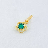 Dije Flor 0.4gr / 1.4cm / Oro Amarillo 18K
