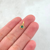 Dije Flor 0.4gr / 1.4cm / Oro Amarillo 18K
