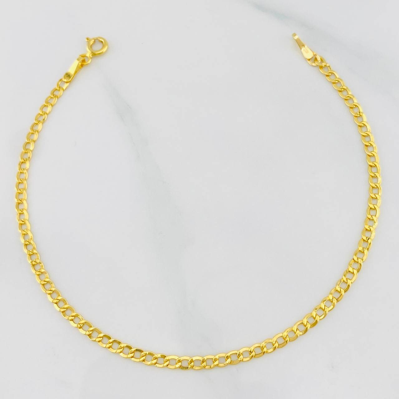 Pulso Cubano 1.25 g / 19 cm / 1.35 mm Oro Amarillo 18K