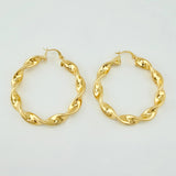 Candongas Demi 7.75gr / 4.5cm / Oro Amarillo 18K ©