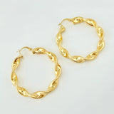 Candongas Demi 7.75gr / 4.5cm / Oro Amarillo 18K ©