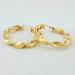 Candongas Demi 7.75gr / 4.5cm / Oro Amarillo 18K ©