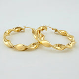Candongas Demi 7.75gr / 4.5cm / Oro Amarillo 18K ©