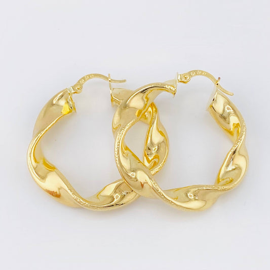 Candongas Demi 6gr / 3.5cm / Oro Amarillo 18K