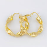 Candongas Demi 5.9gr / 3.5cm / Oro Amarillo 18K