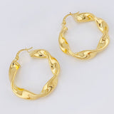 Candongas Demi 5.9gr / 3.5cm / Oro Amarillo 18K