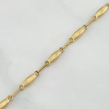 Pulso Rustico Eslabon 3.5 g / 19.5 cm / 2 mm Oro Amarillo 18K