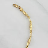 Pulso Rustico Eslabon 3.8 g / 20.5 cm / 2 mm Oro Amarillo 18K