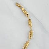 Pulso Rustico Barril 4.55 g / 20 cm / 3.9 mm Oro Amarillo 18K
