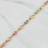 Pulso Rustico Corona 5.3 g / 21.5 cm / 4 mm Oro Amarillo 18K