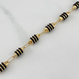 Pulso Rustico Barril 5.3 g / 21 cm / 5.4 mm Oro Amarillo 18K