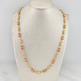 Cadena Rustica Corona 17 g / 73.5 cm / 4 mm Oro Amarillo 18K