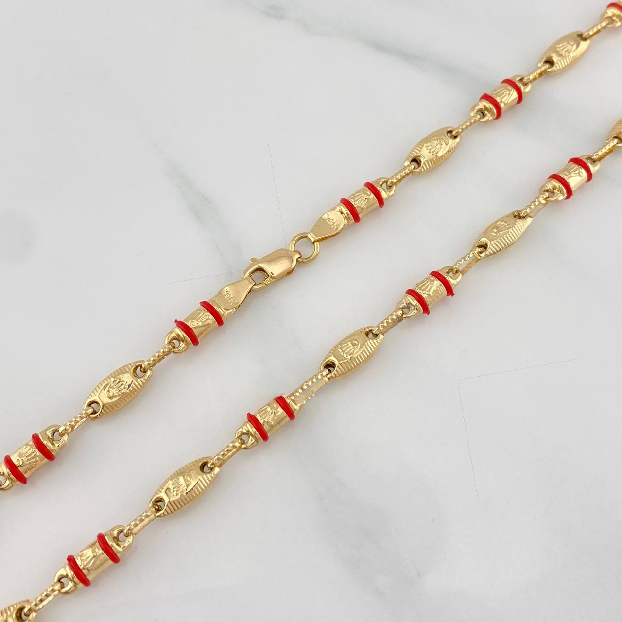 Cadena Rustica Corona 17 g / 73.5 cm / 4 mm Oro Amarillo 18K