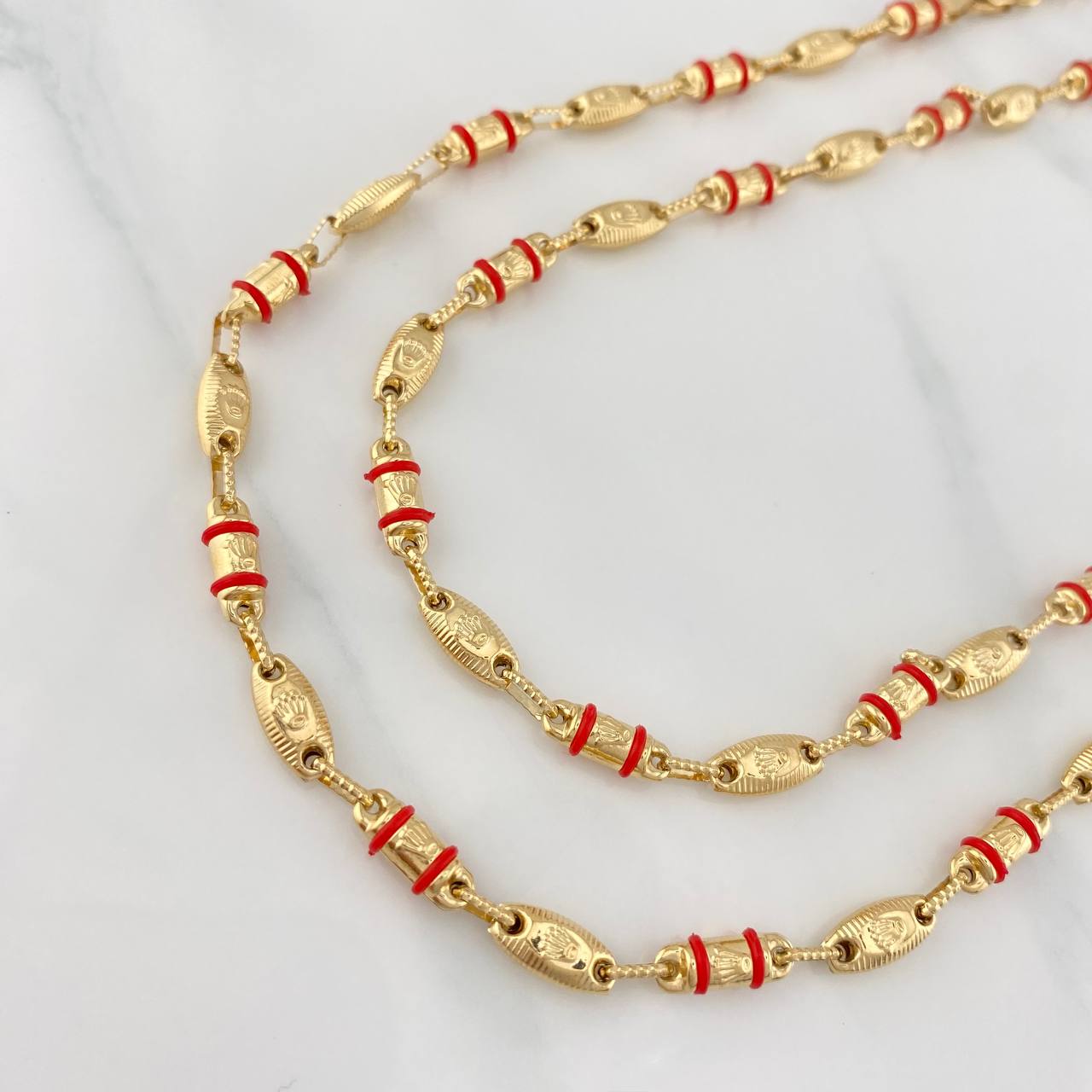Cadena Rustica Corona 17 g / 73.5 cm / 4 mm Oro Amarillo 18K