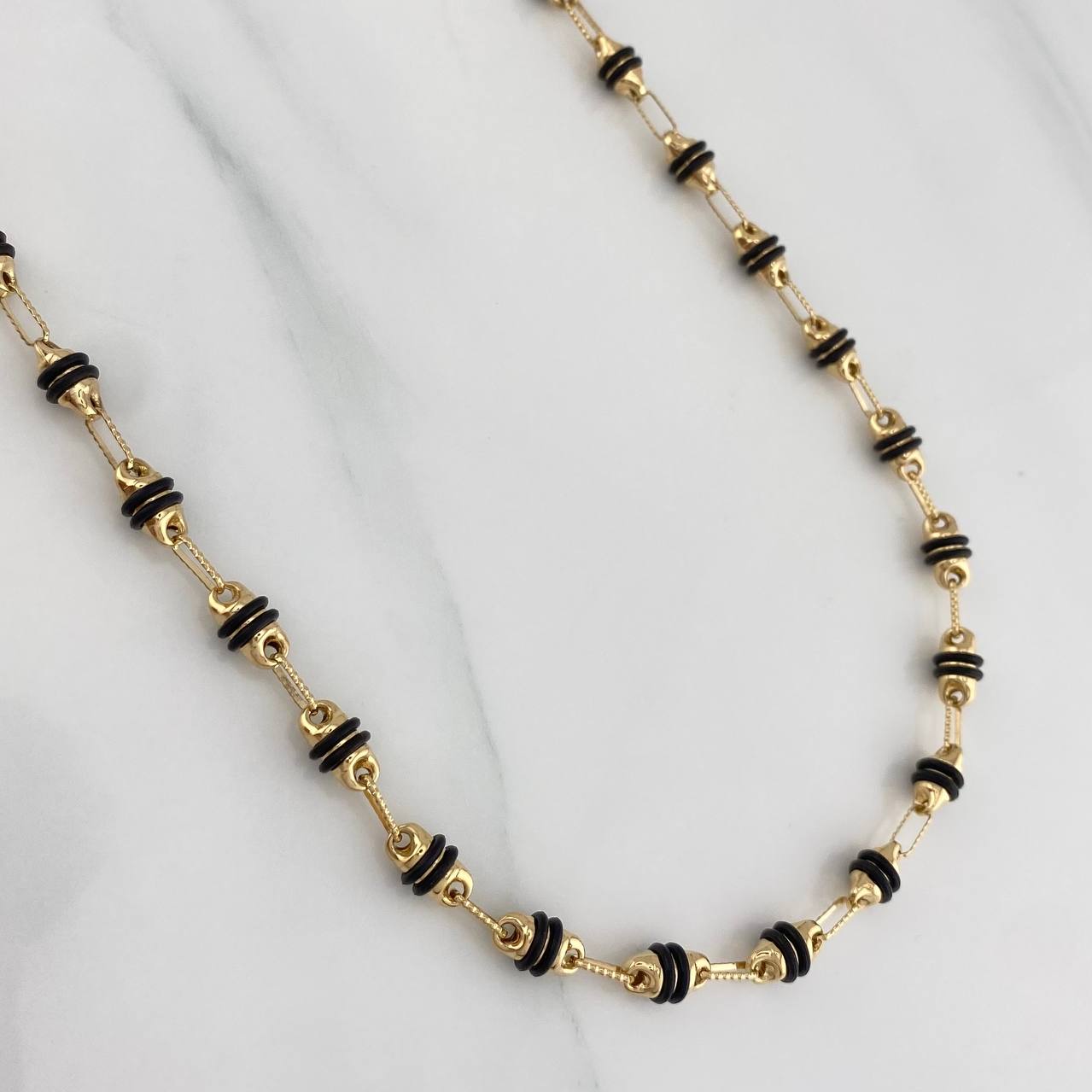 Cadena Rustica Barril 14.45 g / 62 cm / 4.65 mm Oro Amarillo 18K