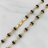 Cadena Rustica Barril 14.6 g / 62 cm / 2.15 mm Oro Amarillo 18K