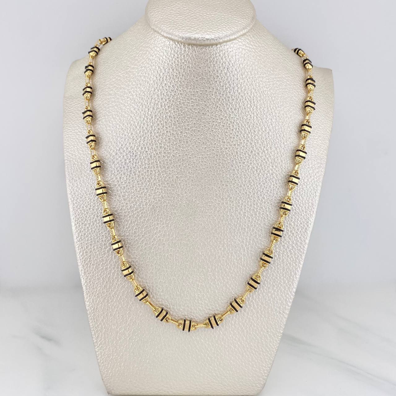 Cadena Rustica Barril 15.1 g / 62.5 cm / 4.85 mm Oro Amarillo 18K
