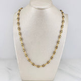 Cadena Rustica Barril 15.1 g / 62.5 cm / 4.85 mm Oro Amarillo 18K