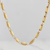 Cadena Rustica Tribal 13.5 g / 62 cm / 2 mm Oro Amarillo 18K