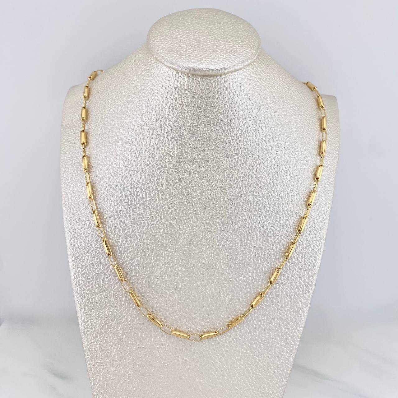 Cadena Rustica Rectangulo 8.85 g / 62 cm / 2 mm Oro Amarillo 18K