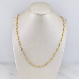 Cadena Rustica Rectangulo 9 g / 61 cm / 2.6 mm Oro Amarillo 18K