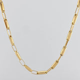 Cadena Rustica Rectangulo 8.85 g / 62 cm / 2 mm Oro Amarillo 18K