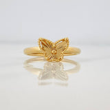 Anillo Mariposa 1.1g / TT5 Oro Amarillo 18K