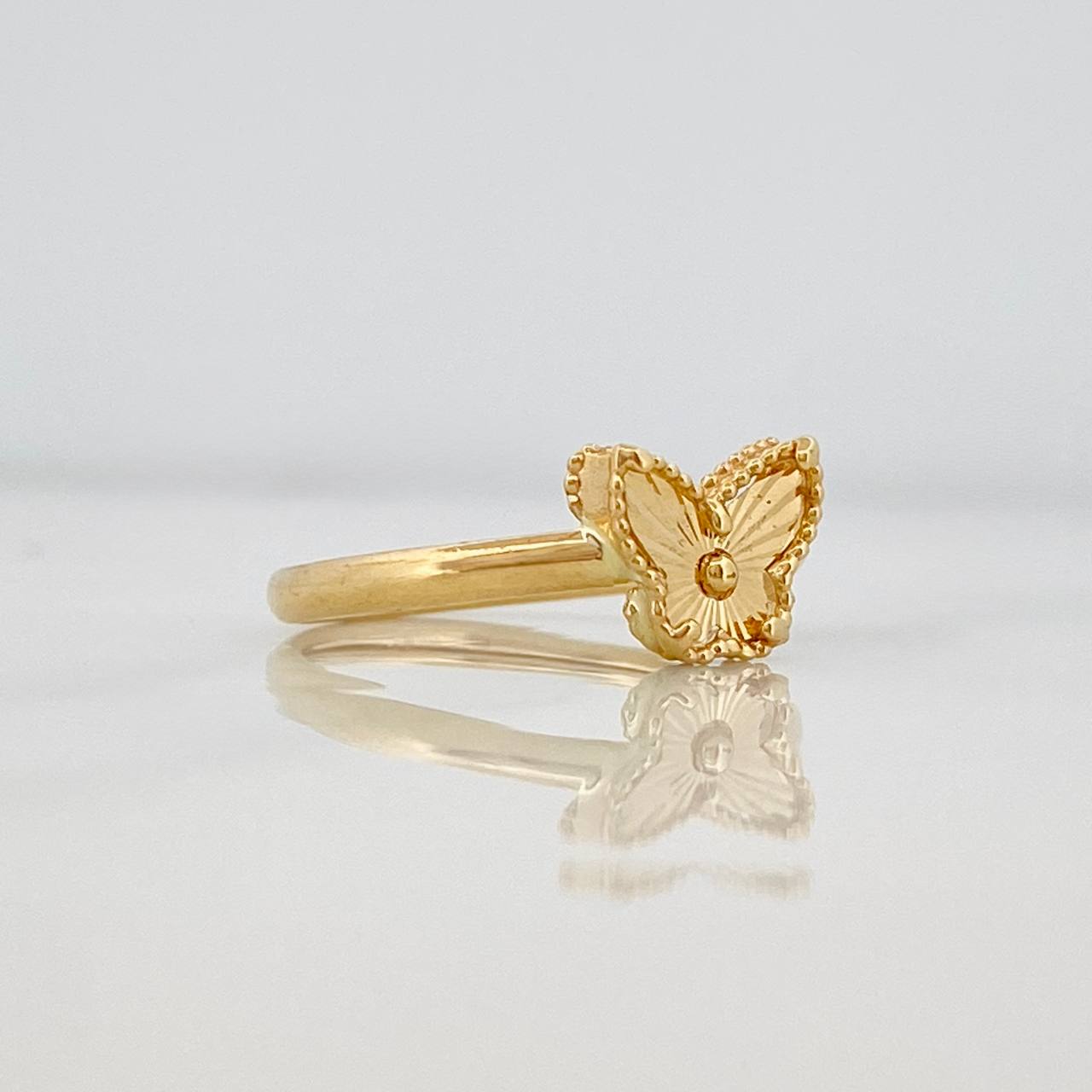Anillo Mariposa 1.1g / TT5 Oro Amarillo 18K