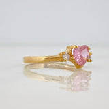 Anillo Corazón 1.85g / TT6 1/2 Oro Amarillo 18K