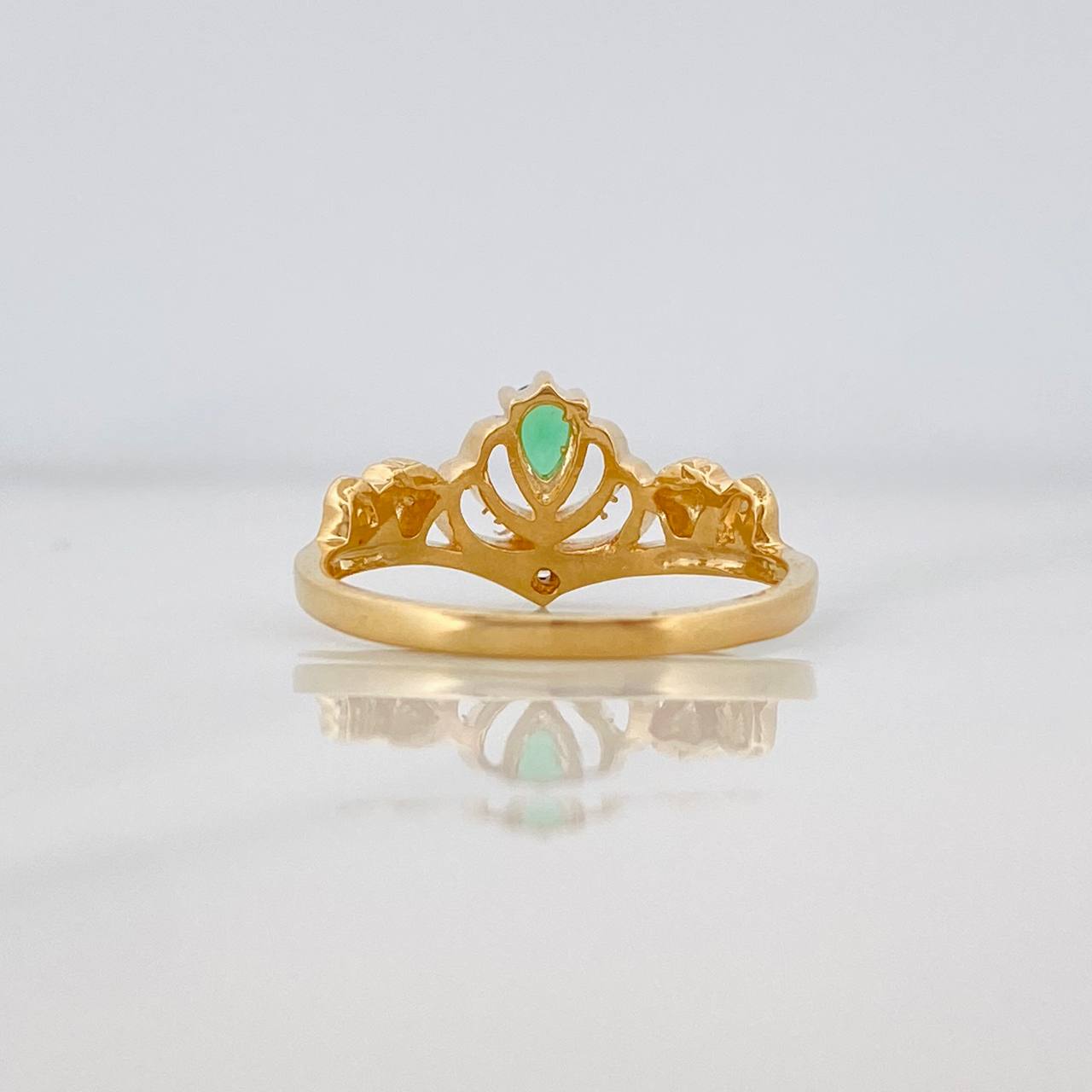 Anillo Corona 3g / TT7 1/4 Oro Amarillo 18K