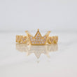 Anillo Corona Corazones 2.55g / TT7 Oro Amarillo 18K