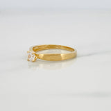 Anillo Solitario 2.2g / TT7 3/4 Oro Amarillo 18K