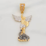 Dije San Miguel Arcángel 11.15g / 5.3cm Tres Oros 18K