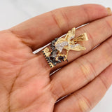 Dije San Miguel Arcángel 4.45g / 3cm Tres Oros 18K