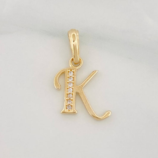 Dije Letra K 1g / 2cm Oro Amarillo 18K