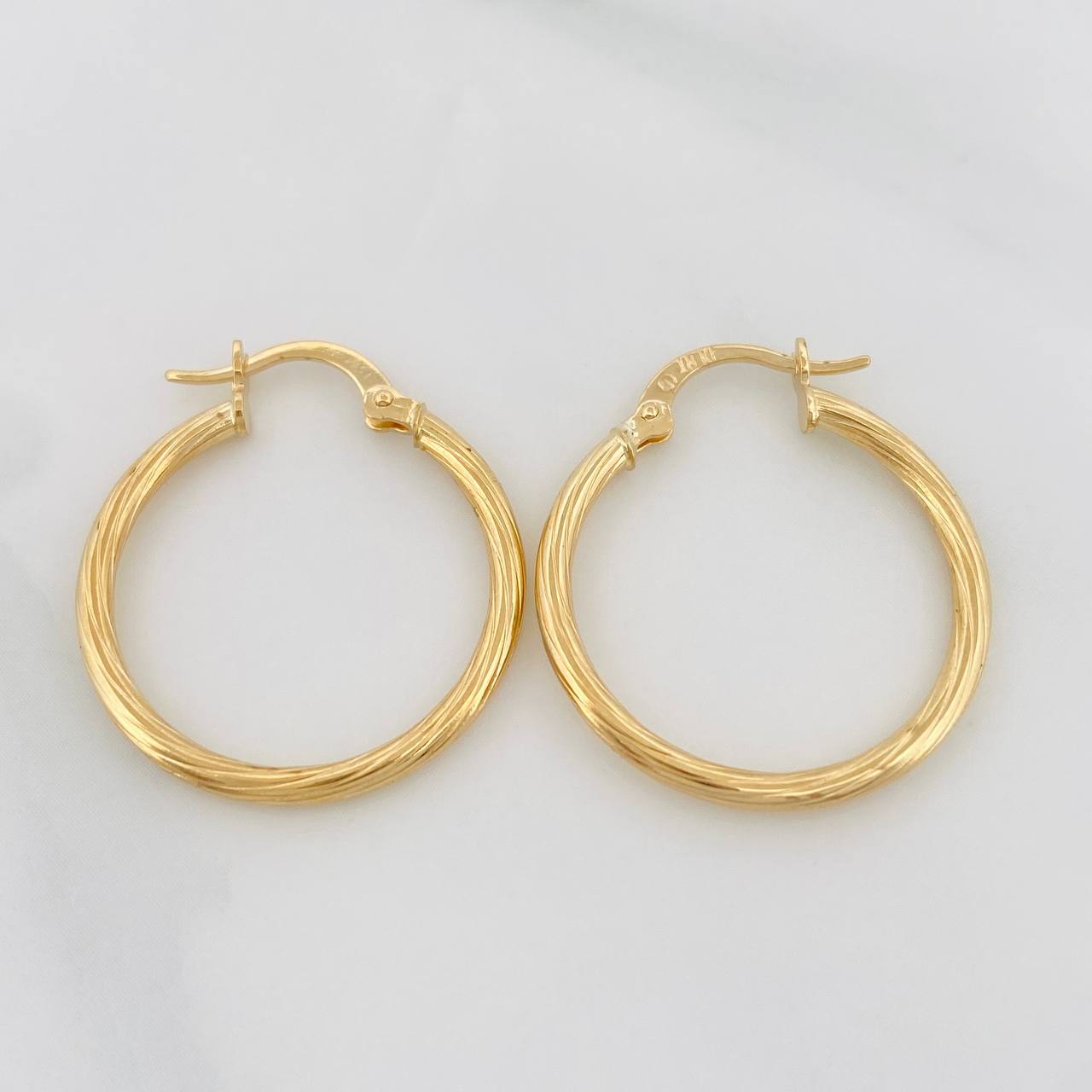 Candongas Candongas Espiral 1.55g / 2.6cm Oro Amarillo 18K