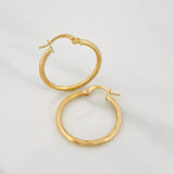 Candongas Candongas Espiral 1.55g / 2.6cm Oro Amarillo 18K