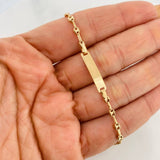 Pulso Bebé GC Placa Rectangular 1.75g / 14cm / 3.1mm Oro Amarillo 18K