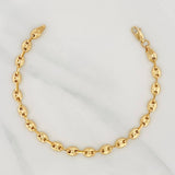 Pulso GC Diamantado 4.6g / 19cm / 4.9mm Oro Amarillo 18K