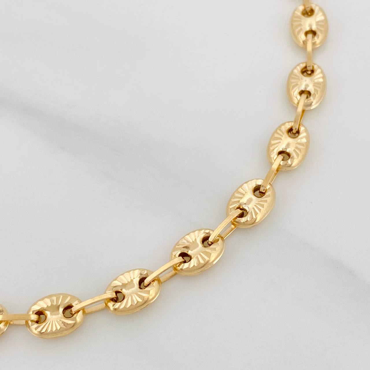 Pulso GC Diamantado 4.6g / 19cm / 4.9mm Oro Amarillo 18K