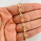 Pulso GC Diamantado 4.6g / 19cm / 4.9mm Oro Amarillo 18K