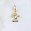 Dije Ratón Feliz 0.9gr / 2.3cm / Liso Oro Amarillo 18K